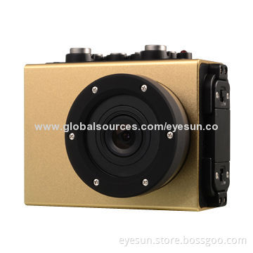 Wi-Fi H.264 60m Waterproof Sports Camera, Motion Function, 1,080P Resolution and HDMI Output